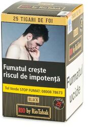 Tigari de Foi RIO Black by RioTabak 245g 25