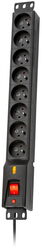 Prelungitor LESTAR LXARM 810 G-A K.:CZ 1,5M 19''PDU Black 8 AC outlet(s) 230 V 1.5 m
