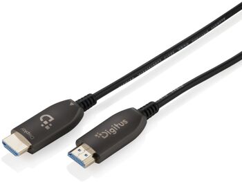 Cablu Digitus by Assmann AK-330126-900-S HDMI male - HDMI male 90 m Black