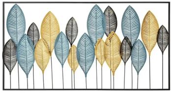 Panou metalic decorativ perete 3D Deco Art 115 x 60 cm (Multicolor)