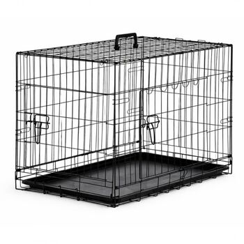 Cusca metalica pentru transport caini si pisici pliabila si portabila 107x71x77 5 cm JollyMag KOT34