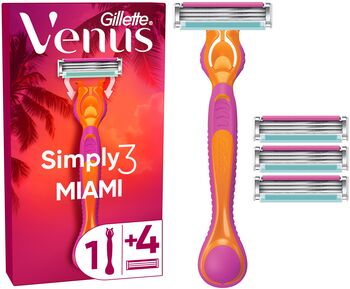 GILLETTE Venus Simply 3 Miami aparat de ras maner + 4 rezerve