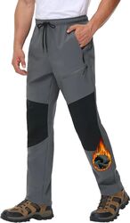 Pantaloni de ski de iarna pentru barbati impermeabili gri S