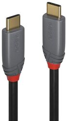 Cablu Lindy Usb 3.2 Type-c To Type-c (tata - Tata), Lungime 7m, Supported Bandwidth 10gbps, 100w Pd, Anthra Line