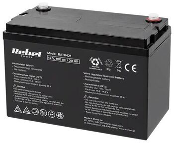 Acumulator gel 12v 100ah rebel