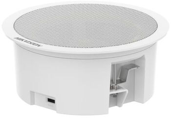 Difuzor De Tavan Hikvision Ds-qaz0203g1-s, Putere Difuzor 3w, Senzitivitate 93 Db, Frecventa 300 Hz To 15 Khz, Snr 82 Db, Dimensiuni 179 Mm X 77.5 Mm , Greutate 0.3kg.
