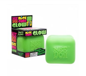 Jucarie antistres Nice Cube Gllow NeeDoh VERDE 5 7 cm culoarea poate sa difere