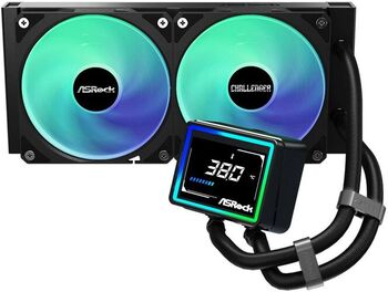 Cooler procesor lichid 240 AIO AsRocK LCD RGB Challenger 240 Digital