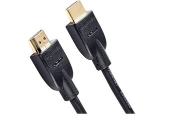 Cablu HDMI de mare viteza Amazon Basics 18 Gbps 4K 60Hz 183 cm negru - RESIGILAT