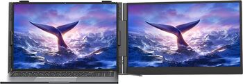 portabil Blackview 14" IPS SCM6, Full HD, 3x USB-C 3.1, Compatibil laptopuri 13-17.3", Gri negru - imagine 1