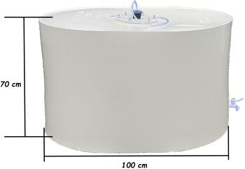 Butoi vin polipropilena 400 Litri