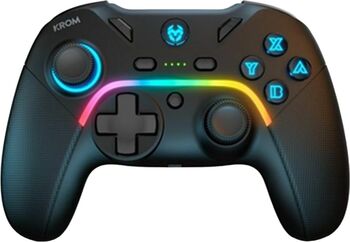 Gamepad Krom NXKROMKAYROS Wireless Ergonomic Compatibil cu Nintendo Switch/PC Negru