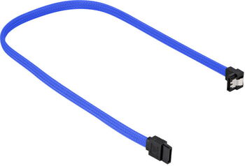 Sharkoon SATA III Angled Cable blue - 60 cm