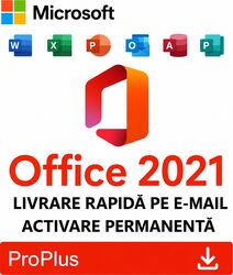 Microsoft Office 2021 Pro Plus Retail Licenta Permanenta