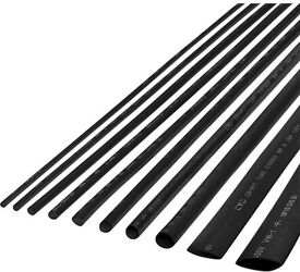 Cabletech TUB TERMOCONTRACTABIL 2.5MM/1M NEGRU SET 10BU