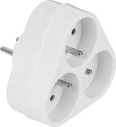 Priza Rebel URZ3059, 230/250 V, 16 A (Alb)