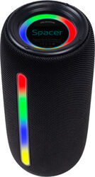 Boxa Portabilă Spacer SPBS-ROCKER-BK, Bluetoot, timp de funcționare până la 5 ore, până la 10m, AUX, FM radio, microSD, USB (Negru)