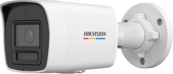 Camera supraveghere exterior IP cu iluminare duală Hikvision ColorVu DS-2CD1047G3H-LIU, 4 MP, 2.8mm, microfon, IR + lumina albă 30 m, PoE