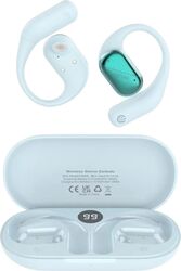 Căști Bluetooth Devia OWS Lite1, Microfon (Albastru)