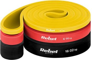 Set 3 Benzi Elastice Rebel Active RBA-3001-S3, Power Band, 4-32 Kg