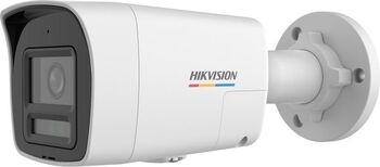 Camera supraveghere exterior IP cu iluminare duală Hikvision ColorVU DS-2CD1067G2H-LIUF/SL, 6 MP, 2.8 mm, IR/lumina albă 30 m, microfon și d