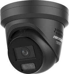 Camera supraveghere IP Dome cu iluminare duală Hikvision ColorVu DS-2CD2387G3-LIS2UY/SL(2.8MM)/BK, 8 MP, 2.8 mm, IR/lumina albă 30m, microfo