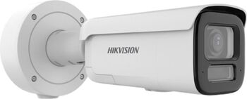Camera supraveghere exterior IP cu iluminare duală Hikvision ColorVu DS-2CD2647G3-LIZSY, 4 MP, 2.8 - 12 mm, motorizat, IR / lumina albă 60 m