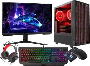 VIST Stellar Sistem PC Ryzen 7 8700F Ram 32GB NVIDIA GeFroce RTX 5070 SSD 1TB M.2 WIFI LCD 24 180Hz Windows 11 Pro preinstalat — imaginea 3