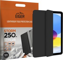 Husa Eiger Storm 250m Stylus iPad 11 (11th Gen)/ 10.9 (10th Gen), Negru