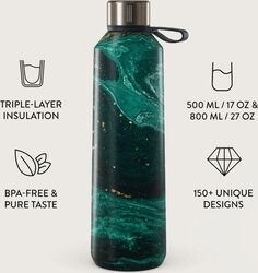 Sticlă Termos Burga Emerald Pool, 500 ml, Inox