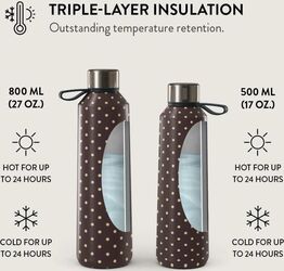 Sticlă Termos Inox Burga Sorry Busy, 500 ml