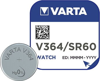 Varta BATERIE AG1 SR621SW V364 BLISTER 1B VA