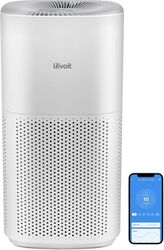 Purificator de aer Smart Levoit Core 600S Wi-Fi Filtru 3 in 1 True HEPA H13 Senzor Calitate Aer Mod Auto Alexa Google Home Panou Comanda Touch Screen Control Remote Alb