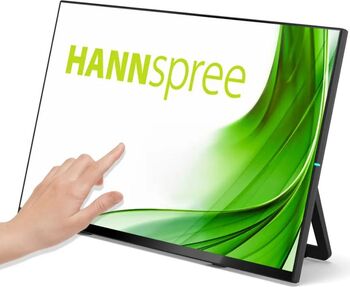 Monitor TFT LED Hannspree 27'' HT279PPB Full HD (1920 × 1080) HDMI DisplayPort Touchscreen 75 Hz (Negru)