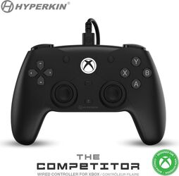 Controller cu fir Hyperkin Competitor M01638-BK pentru Xbox One Xbox Series S/X și PC Licențiat oficial XBOX (Negru)