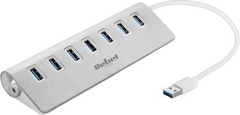 Hub USB 3.0 7 porturi Plug&Play OTG Rebel KOM1091