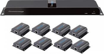 Extender până la 40M prin cablu Cat.6 Techly FULL HD @60Hz IDATA EX-HL81TY