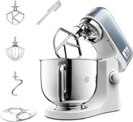 Robot de bucătărie planetar Kenwood kMix Special Edition KMX760ABL - 0W20011441 1000W (6 trepte și Turbo) Vas inox 5l Corp aluminiu turnat
