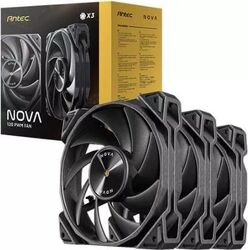Set ventilatoare Antec Nova 3 x 120mm 3200rpm (Negru)