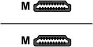 Sharkoon Adapter HDMI -> HDMI white 1,0m