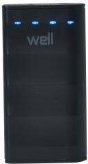 Acumulator USB portabil powerbank 4000mAh 1A negru Well