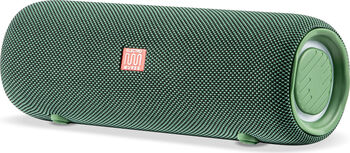 Boxa portabilă Bluetooth Electromures EM 1035 10W port USB și TF radio FM IPX4 autonomie până la 5h culoare Verde