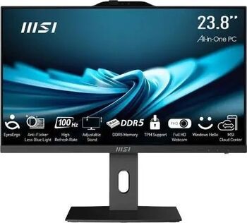 All in one PC MSI Intel Core i5-14400 23.8" RAM 16GB SSD 512GB Intel UHD Graphics 730 No OS Black