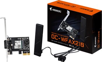 Placa de rețea Wireless GC-WFAX210, Wi-Fi 6E, Bluetooth 5.2, PCIe