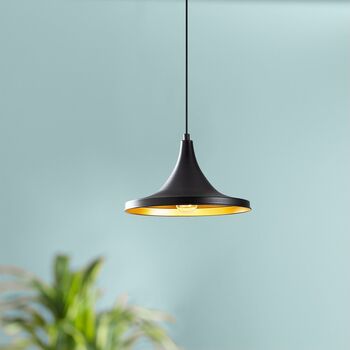 Pendul AB Luxury Concept metal negru și auriu dimensiuni 20x36cm lungime cablu 100cm stil vintage