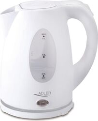 Fierbător electric Adler AD 1207 2000W 1.5l, Alb
