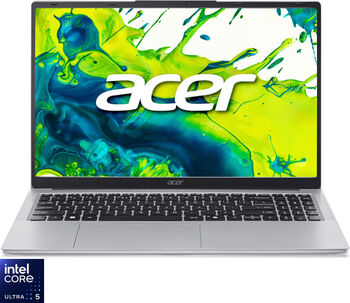 Notebook Acer Aspire Lite AL15-54P, 15.6" Full HD, Intel Core Ultra 5 115U, RAM 8GB, SSD 512GB, No OS, Light Silver