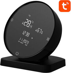 Senzor De Temperatura Și Umiditate Avatto WHS20S Tuya IR Negru — imaginea 2