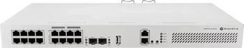 Switch 8 x RJ45 Gigabit PoE af/at 10 x RJ45 Gigabit 2 x SFP+ 10G NAND 1U - MikroTik CRS418-8P-8G-2S+RM