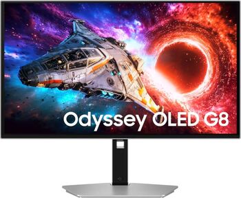 QD-OLED SAMSUNG Odyssey G8 G80SH LS27HG800SUXEN, 27", 4K UHD, 240Hz, FreeSync Premium Pro, G-Sync Compatible, pivot, negru